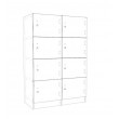 Lockers 8 Doors - bank of 4 x high & 2 x Wide